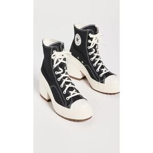 NWT Converse Women’s Chuck 70 Heel Sneakers – Black/Egret – Size 10 US
